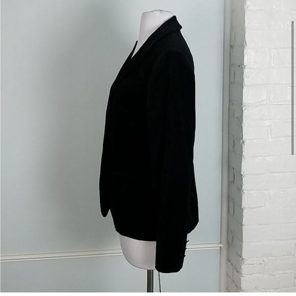 BNWT Ivanka Trump Black Suede Velvet Blazer Suit Jacket - Picture 3 of 8